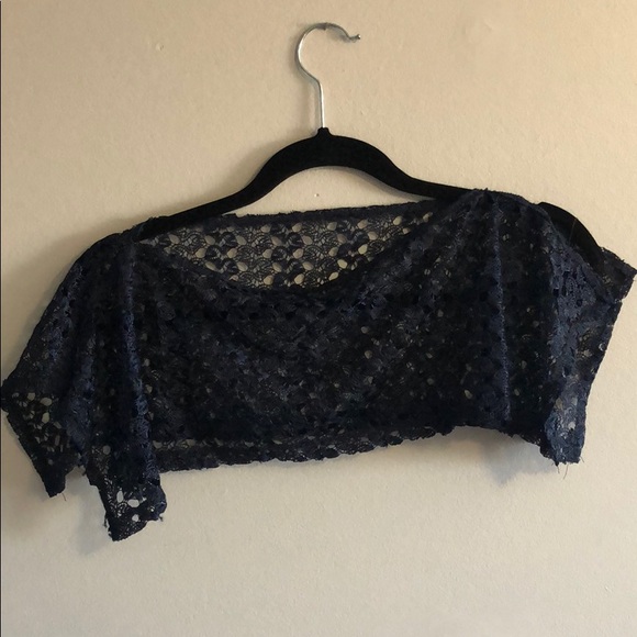 Blue Lace Dress - Picture 5 of 5